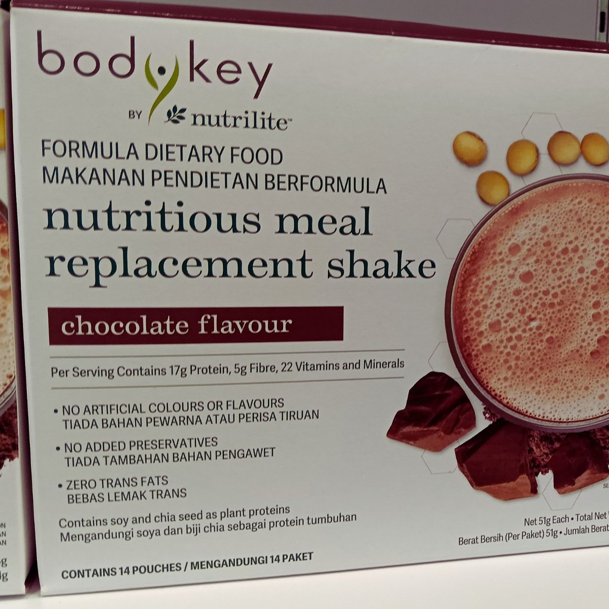 BodyKey by Nutrilite Minuman Pengganti Sajian (Coklat)