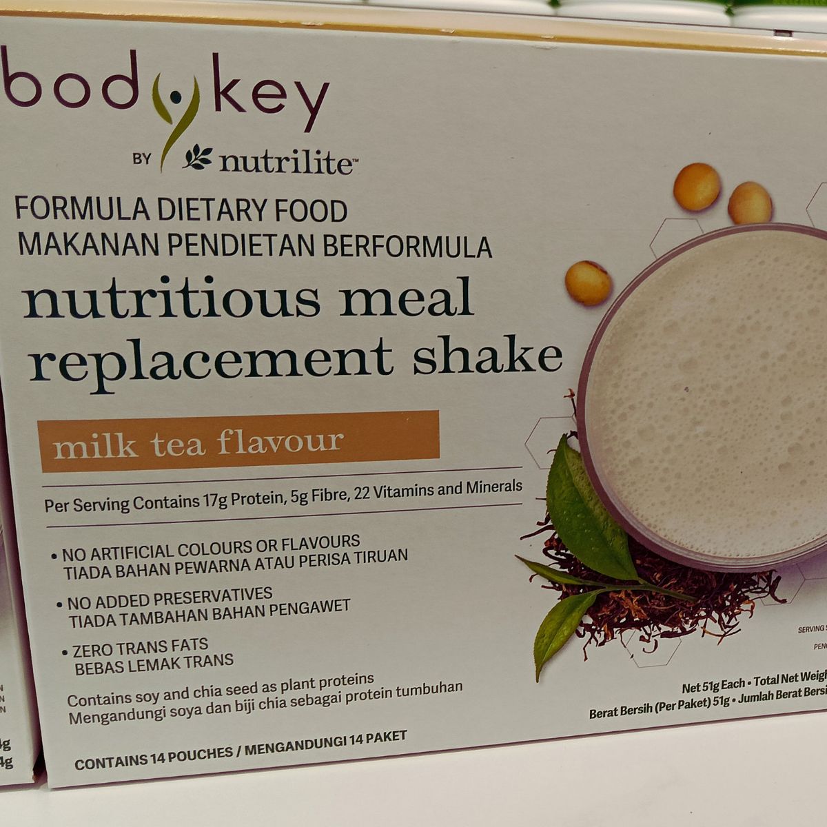 BodyKey by Nutrilite Minuman Pengganti Sajian (Teh Susu)